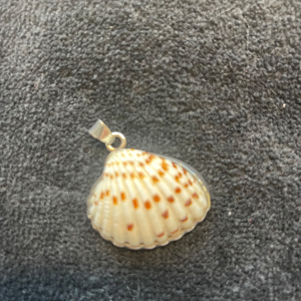 Charles Albert Sterling Silver Shell Pendant - Picture 2 of 7